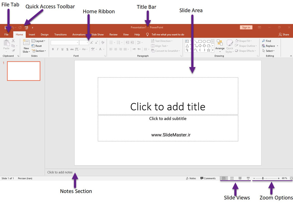 آموزش پاورپوینت , پاورپوینت ۲۰۱۹ , آموزش مایکروسافت پاورپوینت , آموزش پاورپوینت 2019